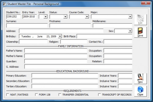 enrollment system thesis vb.net